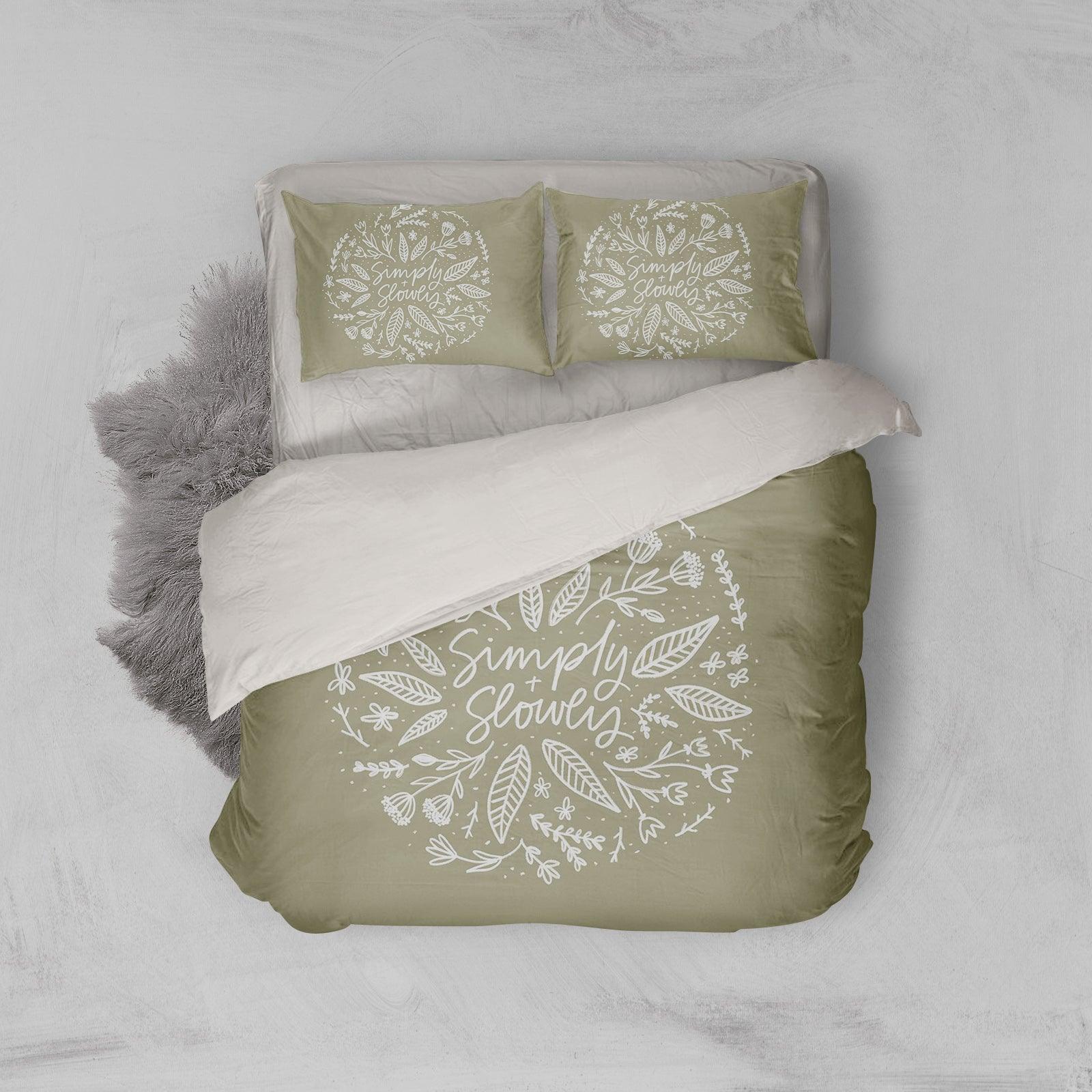 3D White Flowers Pattern Quilt Cover Set Bedding Set Pillowcases  59- Jess Art Decoration