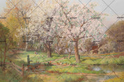 3D Pastoral Spring Oil Painting Wall Mural Wallpaper 56- Jess Art Decoration