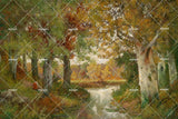 3D Autumn Forest Oil Painting  Wall Mural Wallpaper 67- Jess Art Decoration