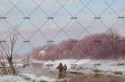 3D Nordic Winter Oil Painting Wall Mural Wallpaper 12- Jess Art Decoration