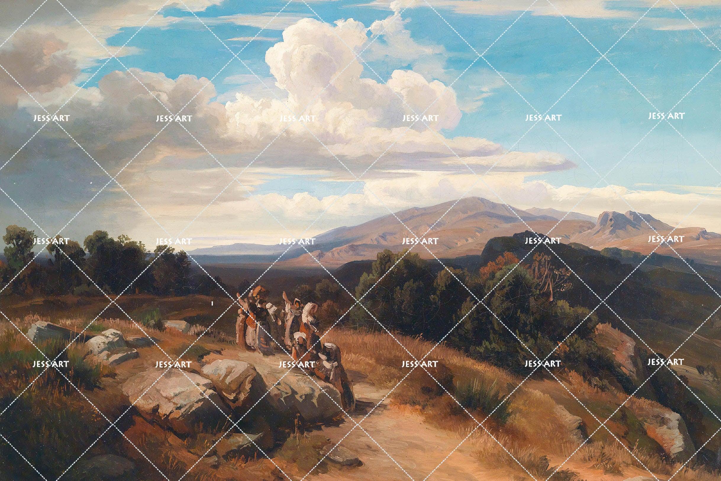 3D European Style Oil Painting Wall Mural Wallpaper  22- Jess Art Decoration