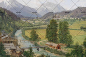 3D nordic countryside oil painting wall mural wallpaper 26- Jess Art Decoration