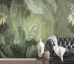 3D Tropical Vintage Leaves Wall Mural Removable 164- Jess Art Decoration