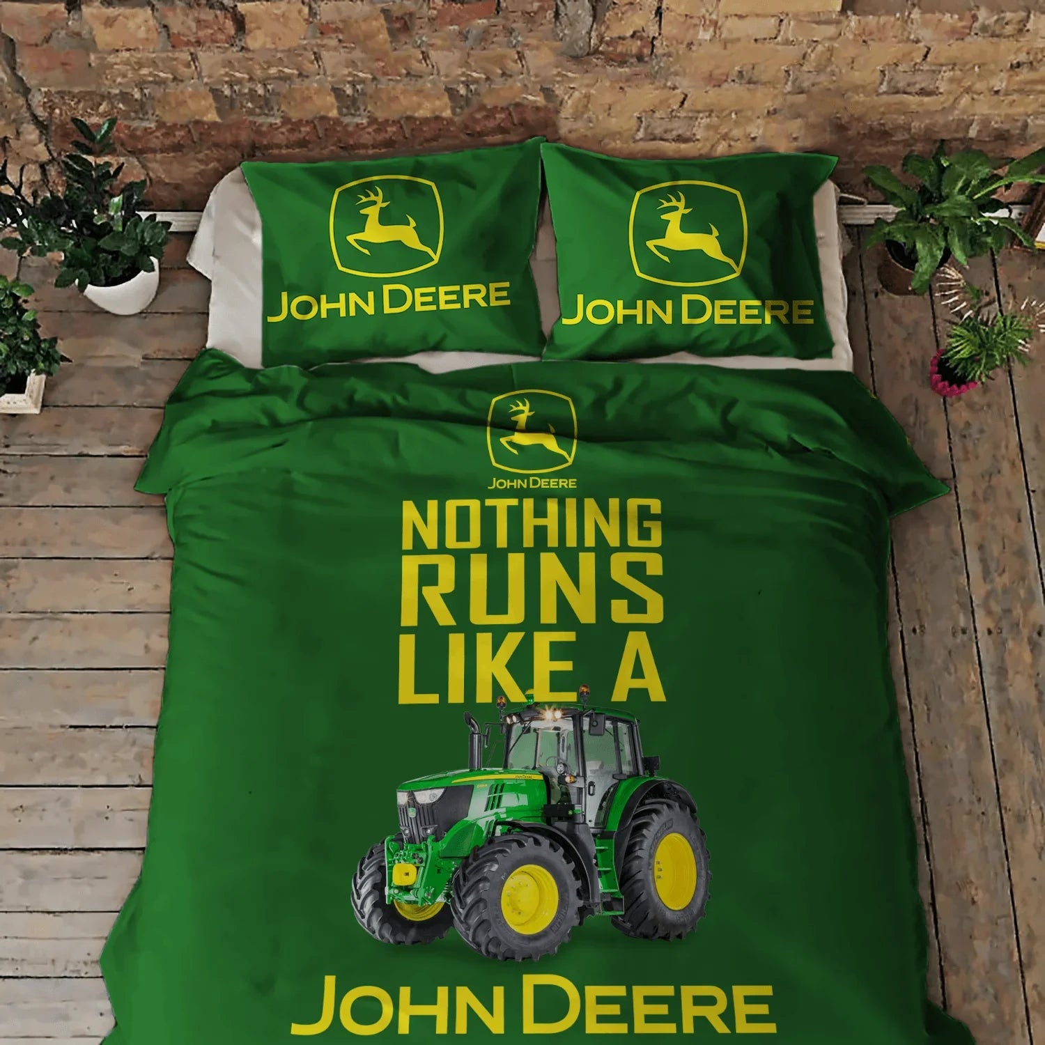3D Tractor Quilt Cover Set Bedding Set Duvet Cover Pillowcases WJ 1652- Jess Art Decoration