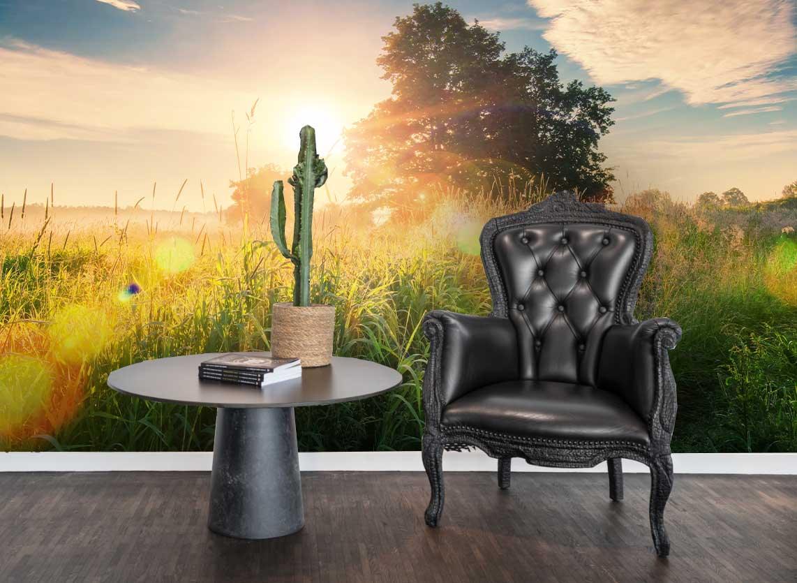 3D Green Fields Strong Sunshine Wall Mural Wallpaper 128- Jess Art Decoration