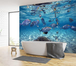 3D Submarine Fish 091 Wall Murals