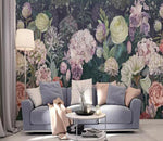 3D Showy Bloomy Oil Painting Flowers Wall Mural Removable 124- Jess Art Decoration