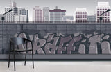 3D City Graffiti Wall Mural Wallpaper 24- Jess Art Decoration