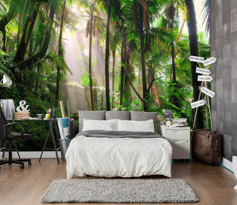 3D Tropical Rainforest 137 Wall Murals