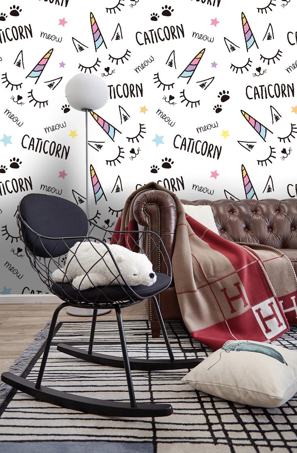 3D Cartoon Lovely Unicorn Wall Mural Wallpaper 28- Jess Art Decoration