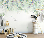 3D Watercolor Leaves Wall Mural Removable Wallpaper 170- Jess Art Decoration
