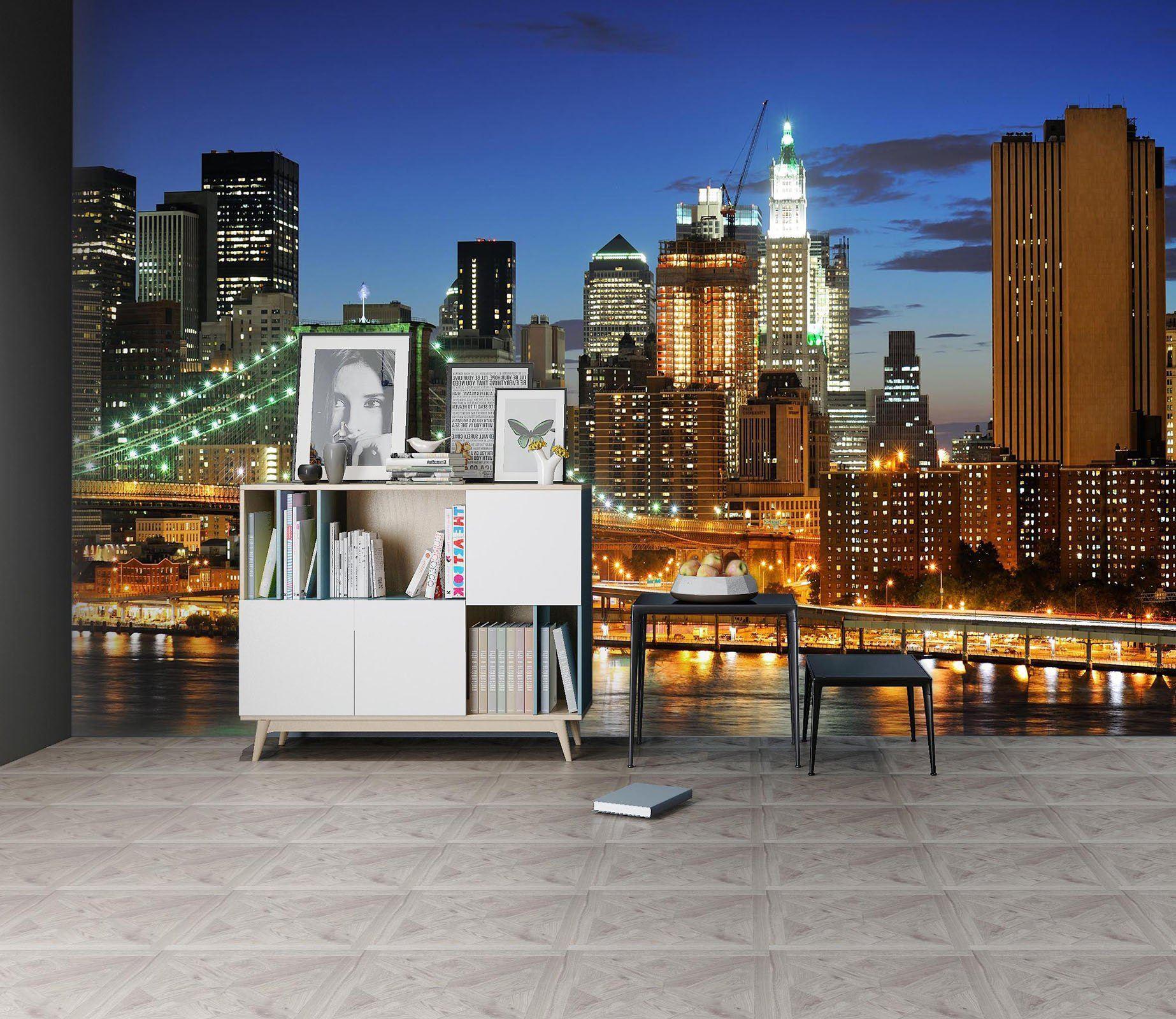 3D brooklyn bridge 136 wall murals- Jess Art Decoration