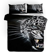 3D Snow Leopard Quilt Cover Set Bedding Set Pillowcases 183- Jess Art Decoration