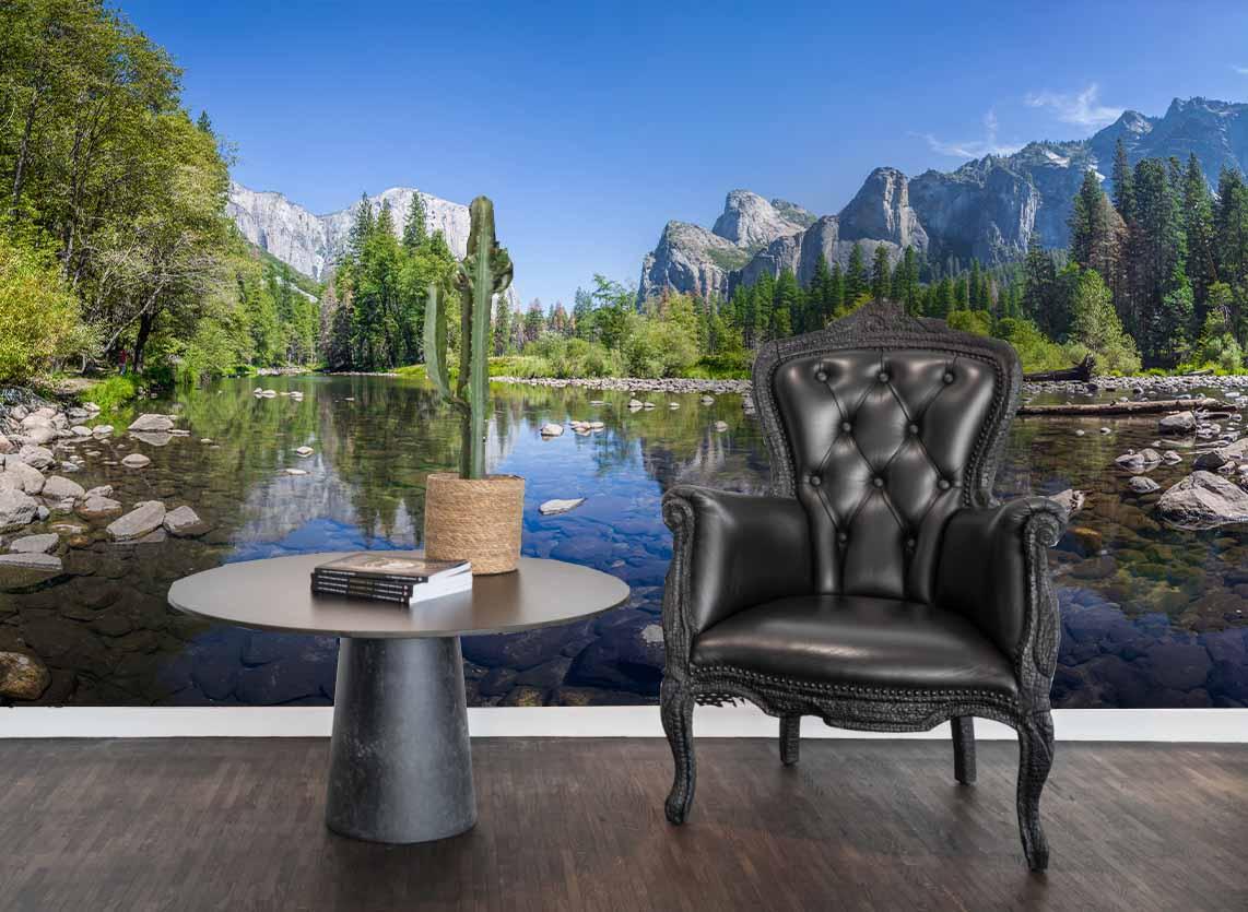 3D Valley Stream Wall Mural Wallpaper 121- Jess Art Decoration