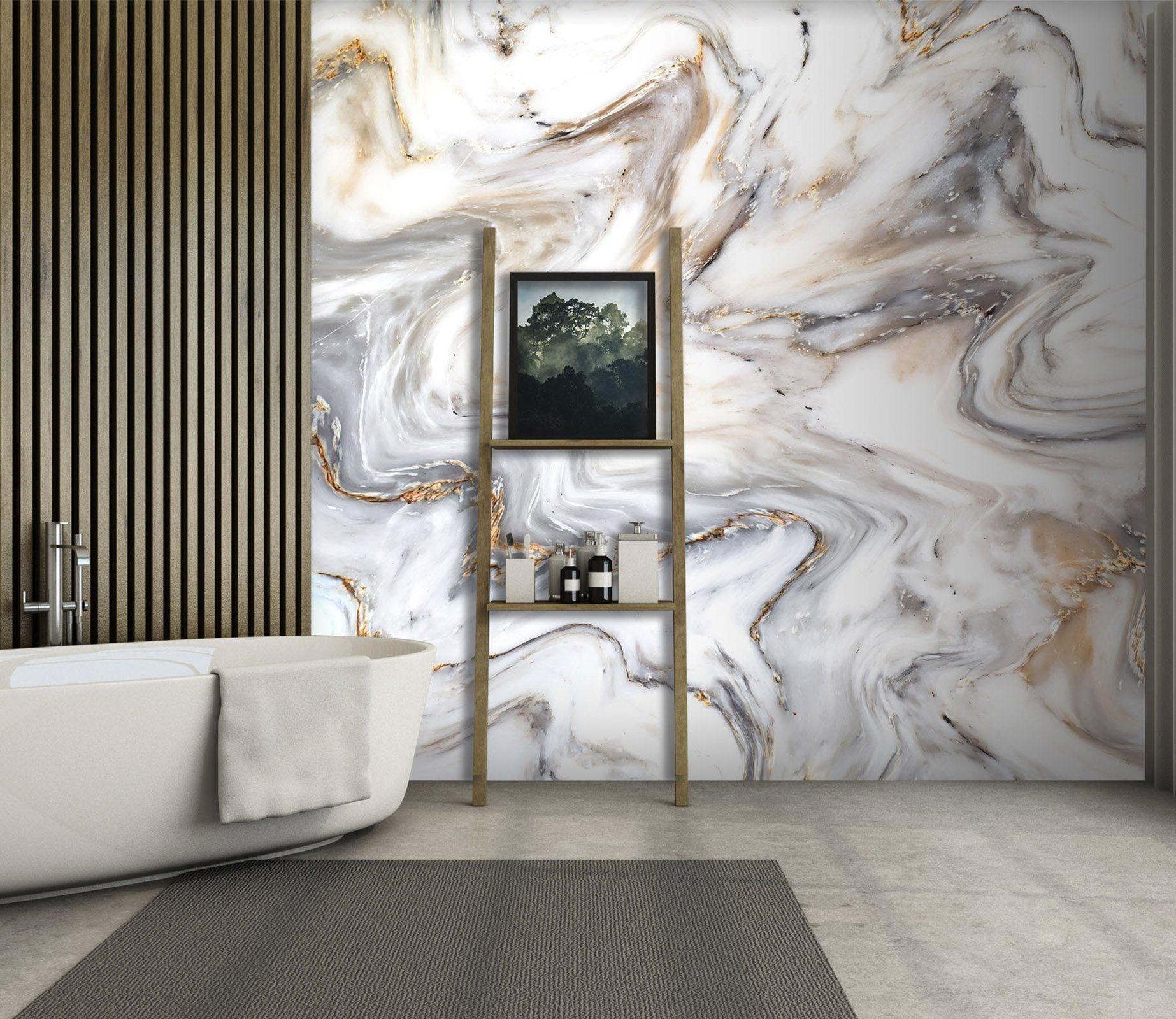 3D White Smoke 027 Marble Tile Texture