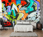 3D Colorful Graffiti Wall 96 Wall Murals