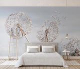 3D Simple Dandelion Flying Seeds Wall Mural Removable Wallpaper 119- Jess Art Decoration