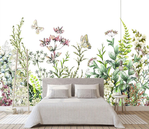 3D plant flower 044 wall murals- Jess Art Decoration