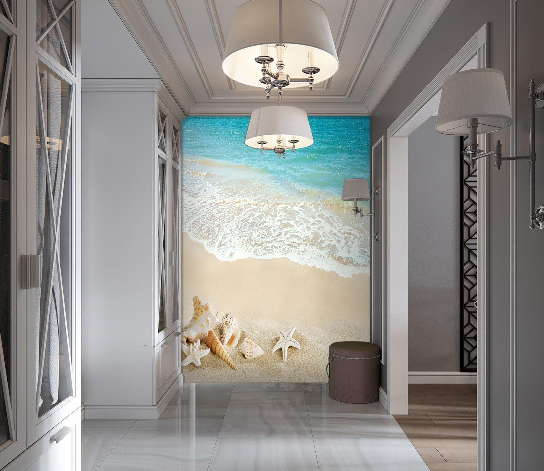 3D beach shell 103 wall murals- Jess Art Decoration