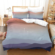 3D Watercolor Landscape Quilt Cover Set Bedding Set Pillowcases 245- Jess Art Decoration