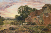 3D pastoral scenery oil painting wall mural wallpaper 23- Jess Art Decoration