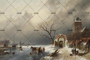 3D nordic country oil painting wall mural wallpaper 66- Jess Art Decoration