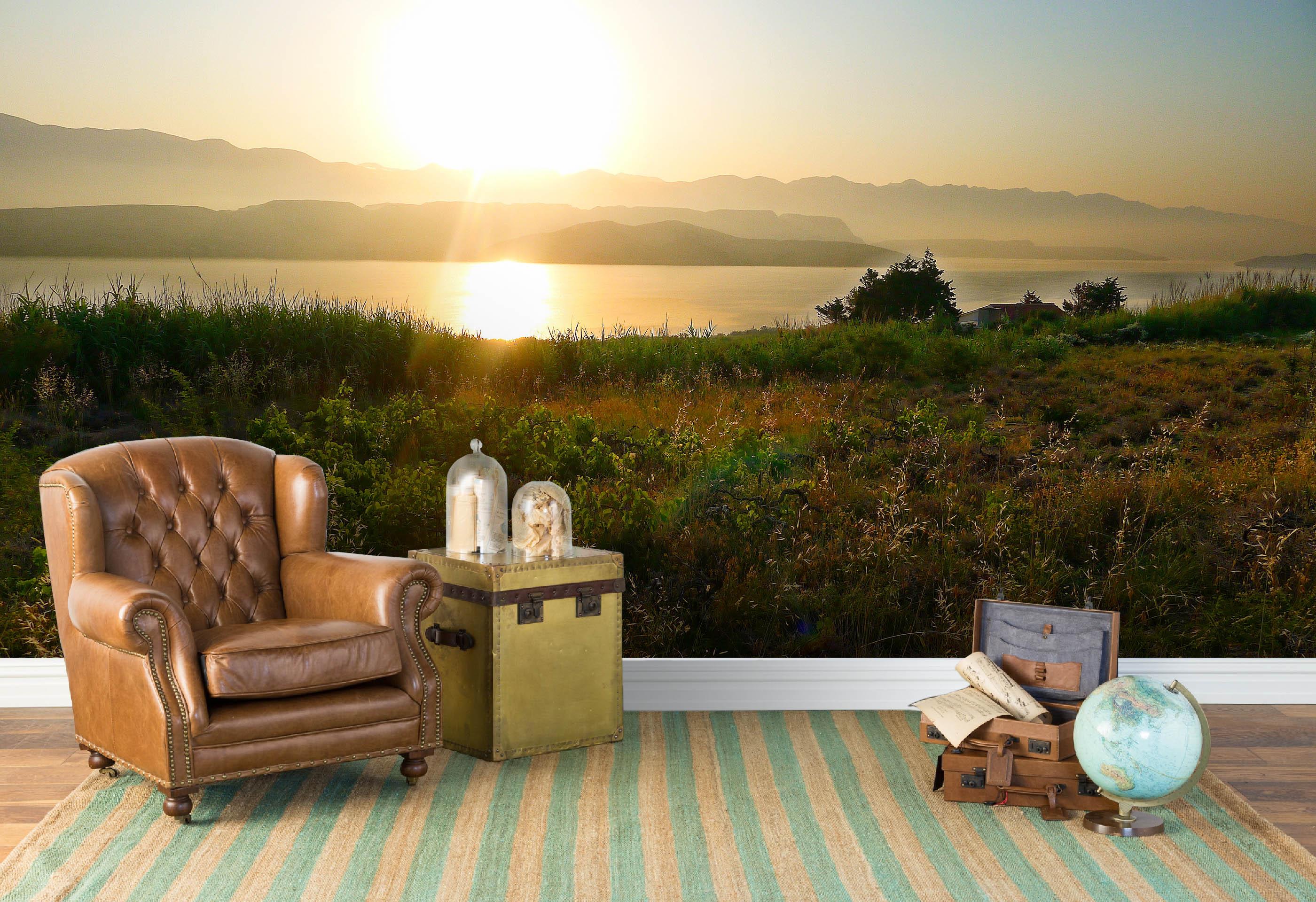 3D Dusk Mountains Rrivers Wall Mural Wallpaper 125- Jess Art Decoration