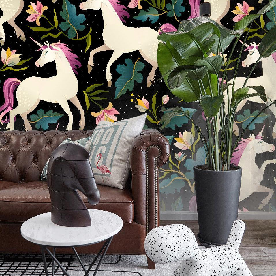 3D Color Unicorn Wall Mural Wallpaper 28- Jess Art Decoration