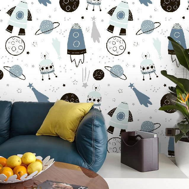 3D Color Cartoon Aviation Wall Mural Wallpaper 12- Jess Art Decoration