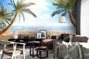 3D Tropical Beach Wall Mural Wallpaper  181- Jess Art Decoration