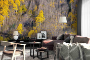 3D autumn forest mountain wall mural wallpaper 83- Jess Art Decoration
