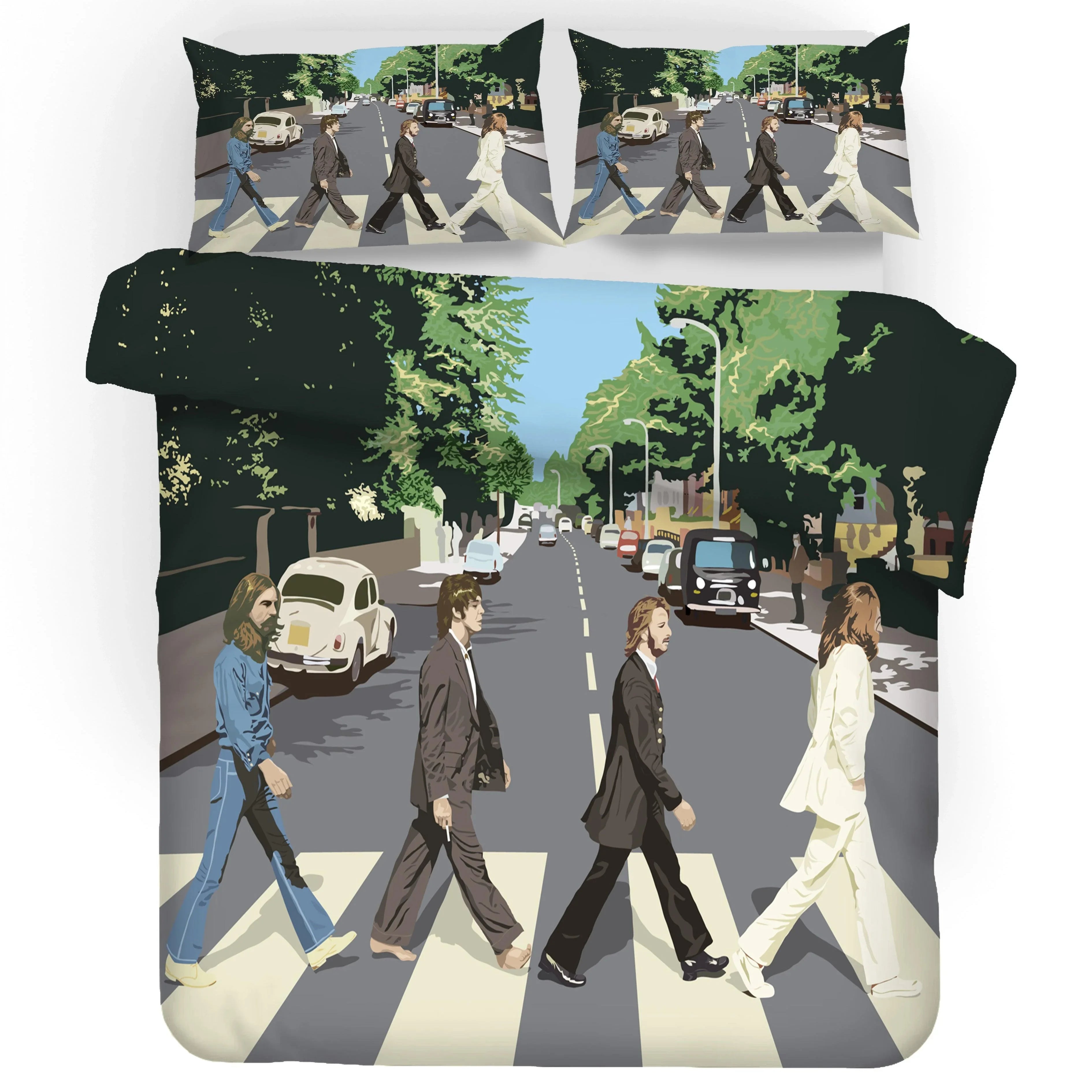 3D The Beatles Quilt Cover Set Bedding Set Pillowcases 63- Jess Art Decoration