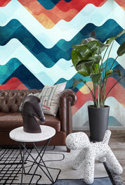 3D Color Wave Stripe Wall Mural Wallpaper 24- Jess Art Decoration