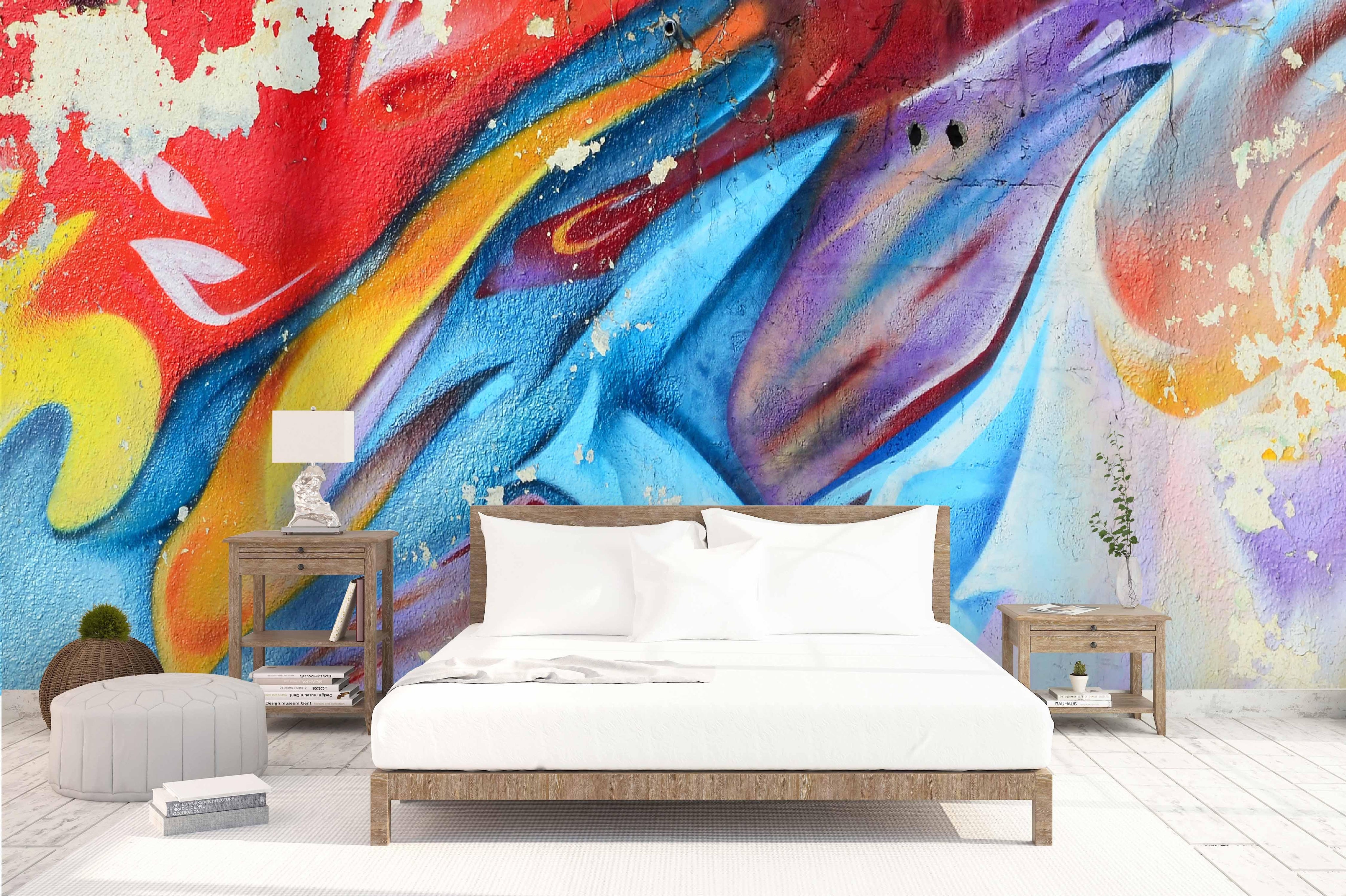 3D Color abstract Wall Mural Wallpaper 34- Jess Art Decoration