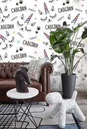 3D Cartoon Lovely Unicorn Wall Mural Wallpaper 28- Jess Art Decoration