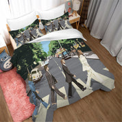 3D The Beatles Quilt Cover Set Bedding Set Pillowcases 63- Jess Art Decoration