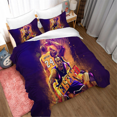 3D Basketball Star Quilt Cover Set Bedding Set Pillowcases 22- Jess Art Decoration