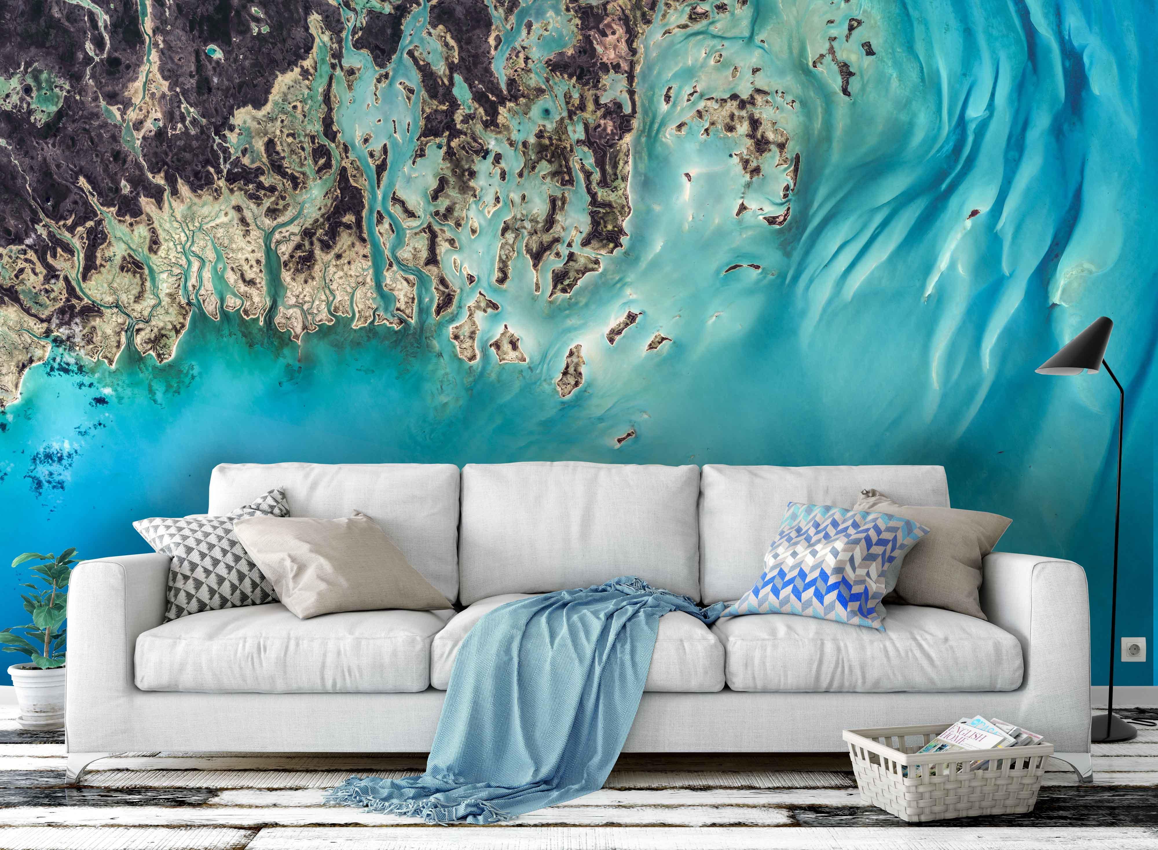 3D Overlooking Sea  Wall Mural Wallpaper 141- Jess Art Decoration
