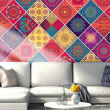 3D Colorful Ethnic Style Bohemia Floral Wall Mural Wallpaper 22- Jess Art Decoration