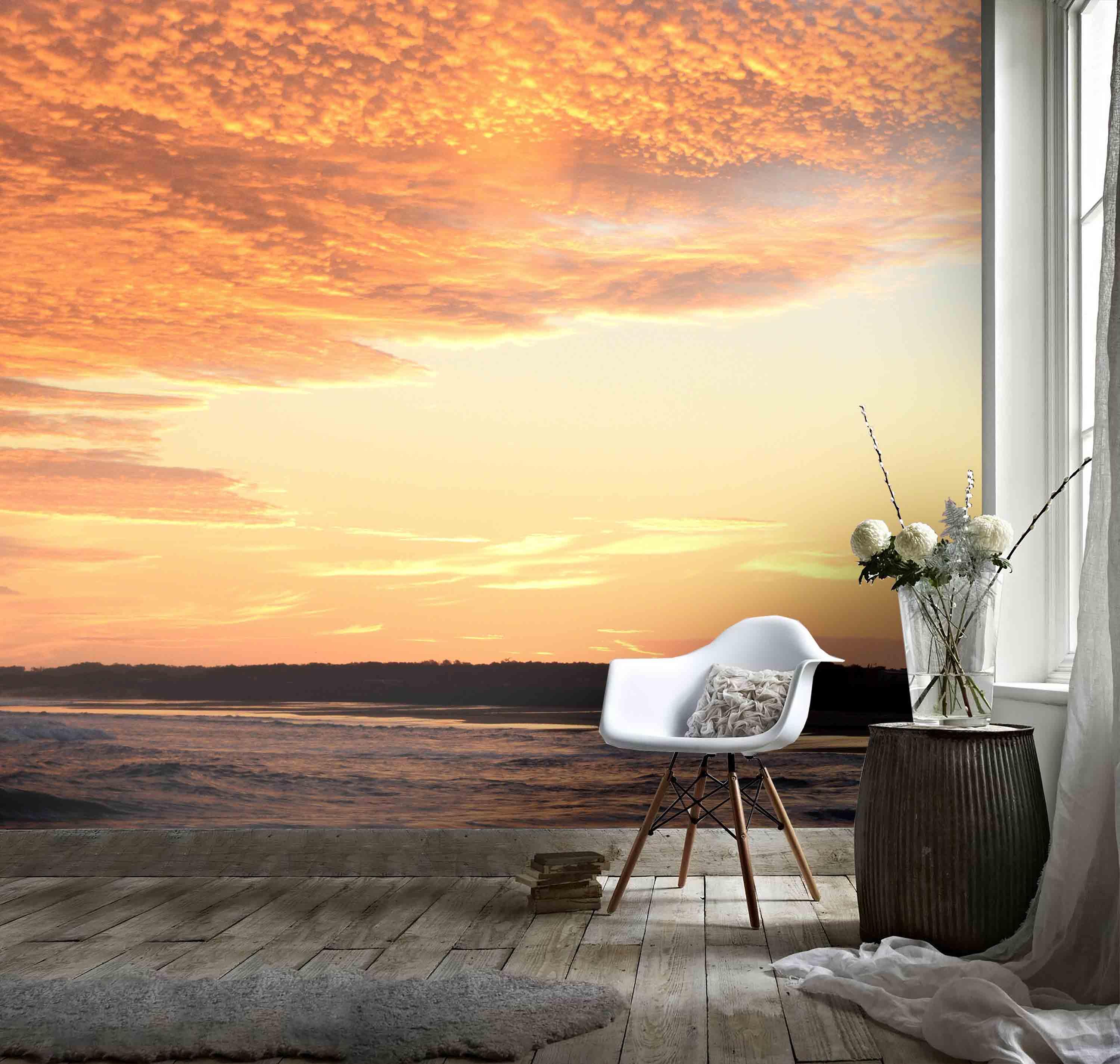 3D Sunset Color Cloud Wall Mural Wallpaper 150- Jess Art Decoration