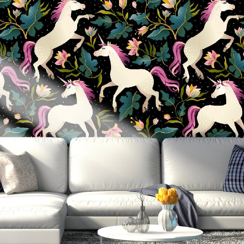 3D Color Unicorn Wall Mural Wallpaper 28- Jess Art Decoration