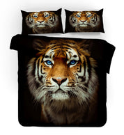 3D Tiger Face Quilt Cover Set Bedding Set Pillowcases 185- Jess Art Decoration