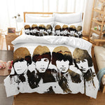 3D The Beatles Quilt Cover Set Bedding Set Pillowcases 64- Jess Art Decoration