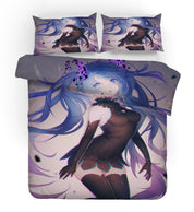3D Hatsune Miku Quilt Cover Set Bedding Set Pillowcases 63- Jess Art Decoration