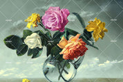 3D Color Floral Oil Painting Wall Mural Wallpaper 24- Jess Art Decoration