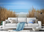 3D Autumn Blue Sky Sea  Wall Mural Wallpaper  12- Jess Art Decoration