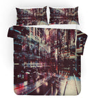 3D City Street View Quilt Cover Set Bedding Set Pillowcases 259- Jess Art Decoration