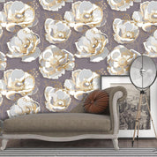 3D White Floral Wall Mural Wallpaper 16- Jess Art Decoration
