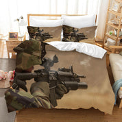 3D Military War Quilt Cover Set Bedding Set Pillowcases 04- Jess Art Decoration