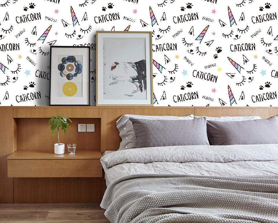 3D Cartoon Lovely Unicorn Wall Mural Wallpaper 28- Jess Art Decoration